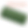 Fil polyester ciré 0.7mm, fil ciré pour macramé, bijoux - vert moyen - 15 mètres