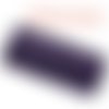 Fil polyester ciré 0.7mm, fil ciré pour macramé, bijoux - violet profond - 15 mètres