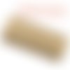 Fil polyester ciré 0.7mm, fil ciré pour macramé, bijoux - beige - 15 mètres