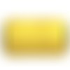 Fil settanyl 0.8mm, fil polyester ciré, fil ciré macramé, jaune - 15 mètres