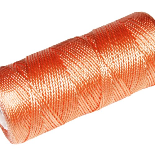 Cordon fil nylon non-ciré 0.8mm, fil nylon, fil macramé, pêche - 15 mètres