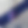 Pendentif violet pailleté et bleu