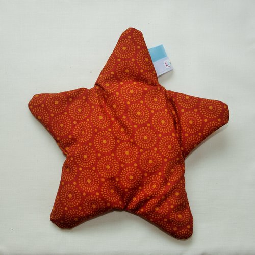 Bouillotte sèche - étoile marron