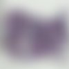 Bouillotte sèche-bandeau violet fleuri - modèle h/f