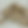 Bouillotte sèche-bandeau - rosaces marron - modèle h/f