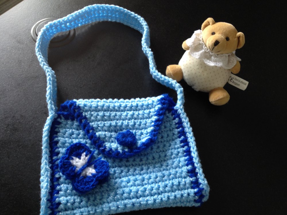 sac fillette au crochet