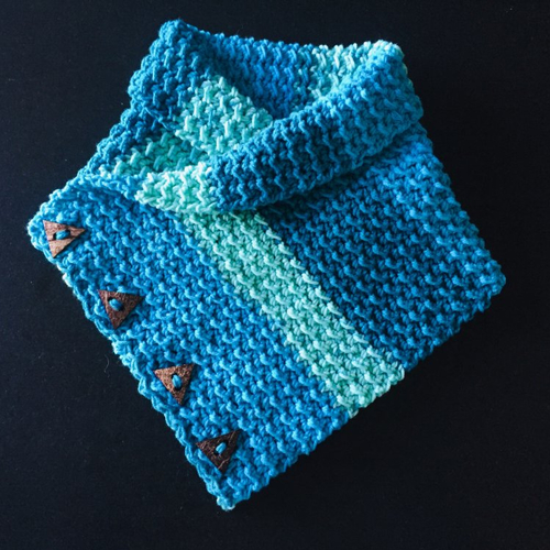 Tour De Cou Enfant 2 Boutons Col Snood Au Crochet Un Grand Marche