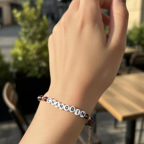 Bracelet stray kids – changbin – perles de verre