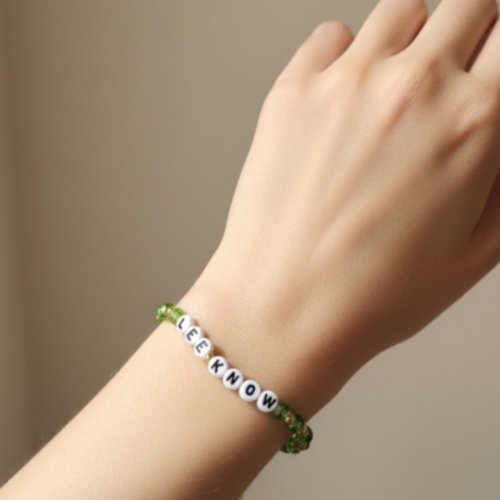 Bracelet stray kids – lee know – perles de verre