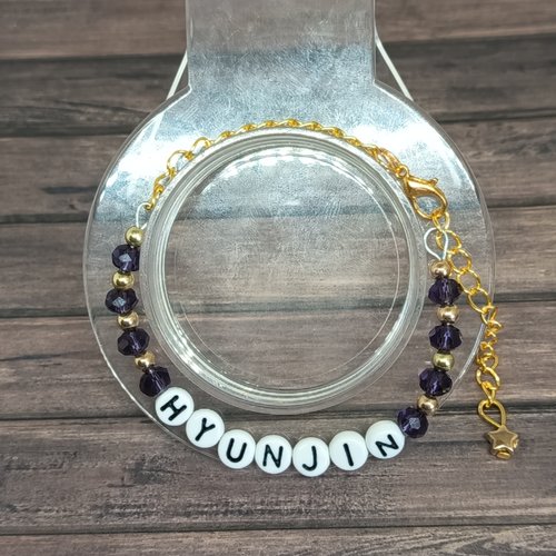 Bracelet stray kids – hyunjin – perles de verre