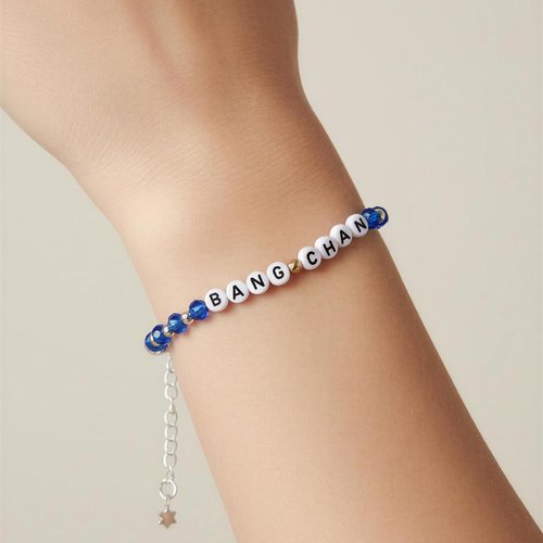 Bracelet stray kids – bang chan – perles de verre