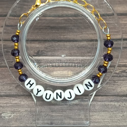 Bracelet stray kids – hyunjin – perles de verre