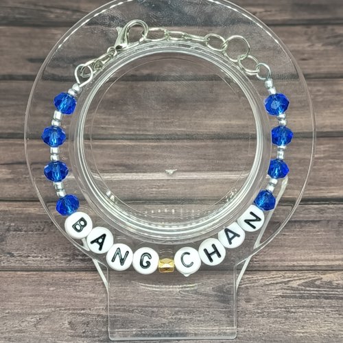 Bracelet stray kids – bang chan – perles de verre