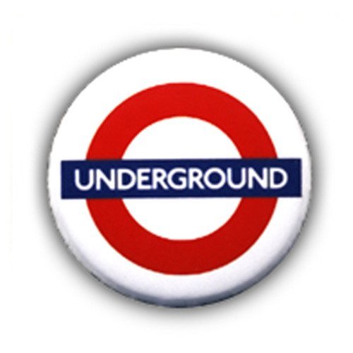 Badge sousterrain londres anglais england rock punk pop ska mods retro ø25mm 