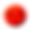 Badge emoticon 01 ^_^ noir fond rouge kawaii funny  ø25mm