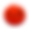 Badge emoticon 03 o_o noir fond rouge kawaii funny  ø25mm