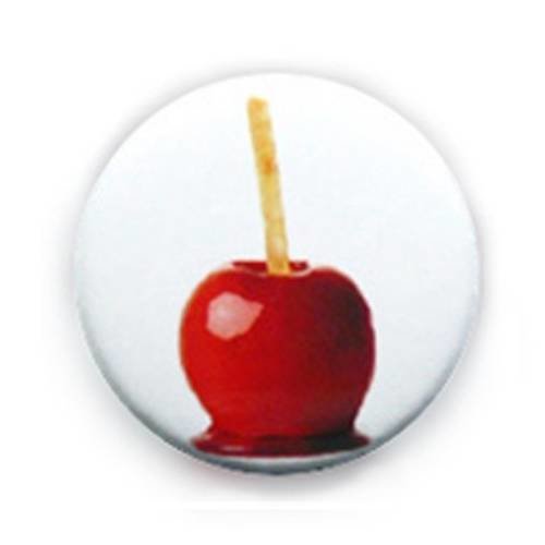 Badge pomme d'amour candy apple gourmand fruit ø25mm badges pins 