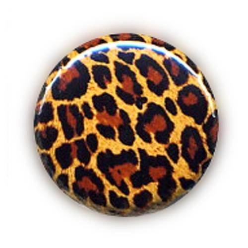 Badge leopard leopard rock rockabilly punk pop ø25mm
