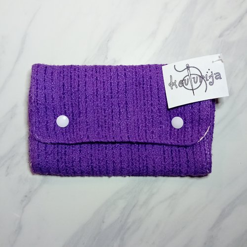 Portefeuille prodige - tweed & nova check rose