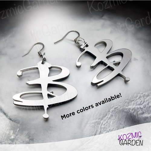 Boucles d'oreilles buffy contre les vampires— pour les slayers dans l'âme