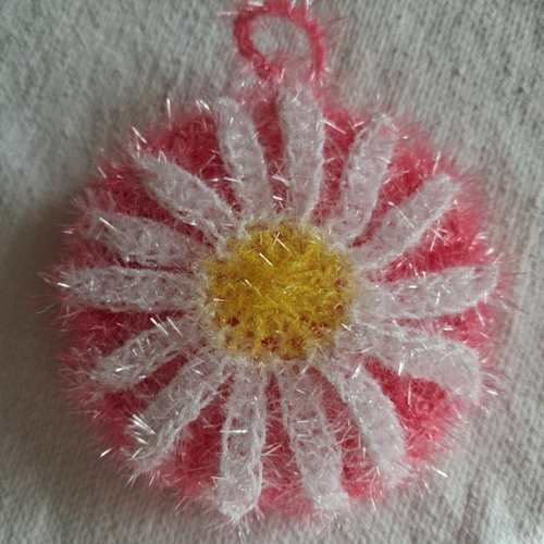 Tawashi  eponge marguerite