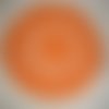 Napperon  au crochet  en coton orange