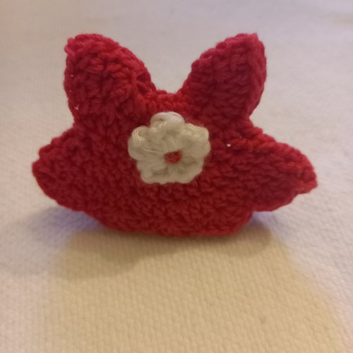 Mini robe fuschia au crochet
