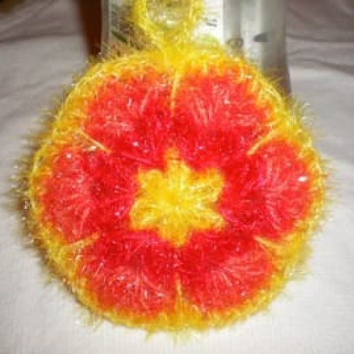 Eponge tawashi  petite fleur africaine