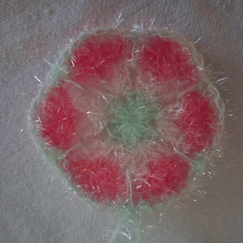 Tawashi éponge  fleur africaine