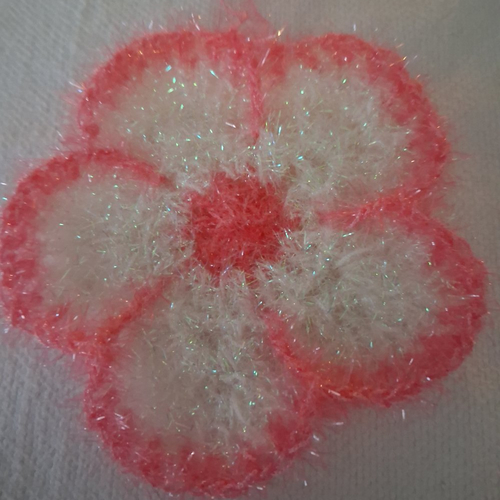 Tawashi, éponge grande fleur