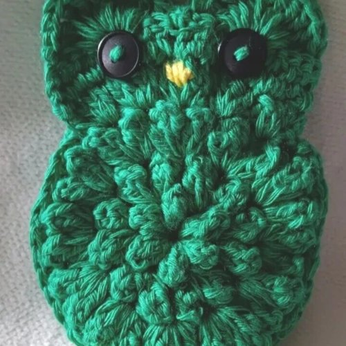 Porte monnaie  chouette  au crochet