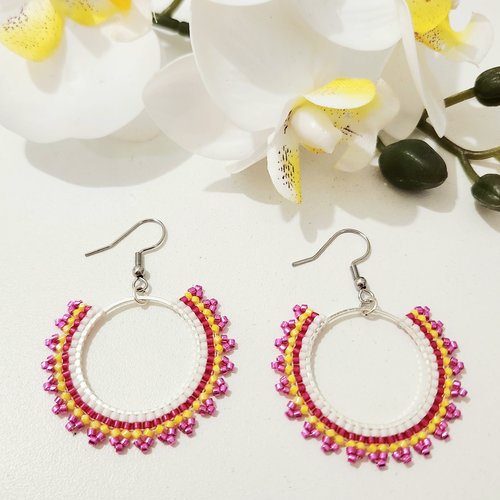 Boucles d’oreilles miyuki