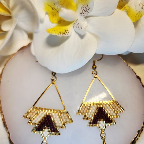 Boucles d’oreilles miyuki