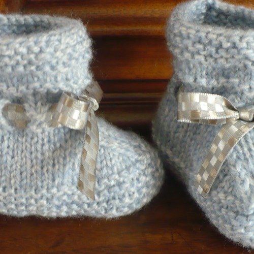 Chaussons Bebes Laine Un Grand Marche