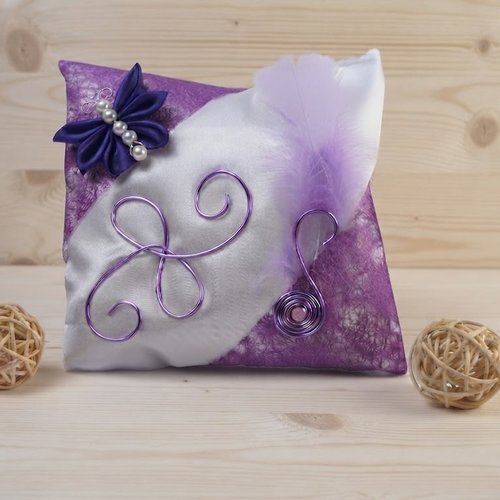 Coussin porte alliances