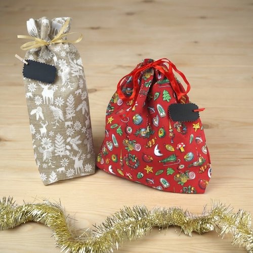Pochon cadeau en tissu