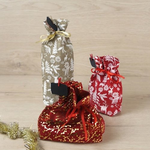 Pochette cadeau noël