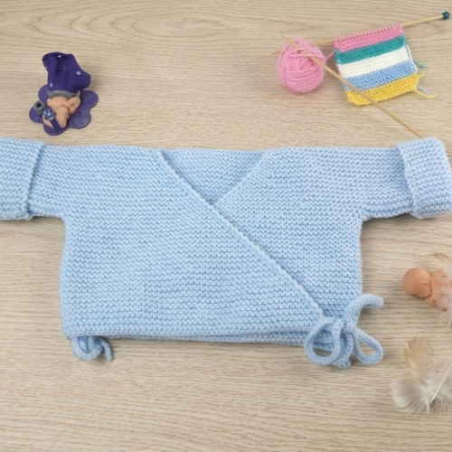 Brassière naissance mixte bleu clair