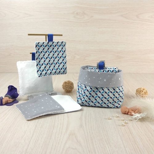 Lingettes lavables bébé garçon