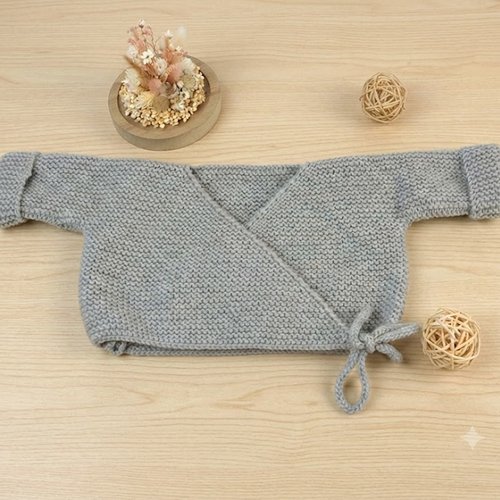 Brassière bébé naissance mixte gris