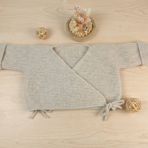 Brassière bébé 1/3 mois mixte écru
