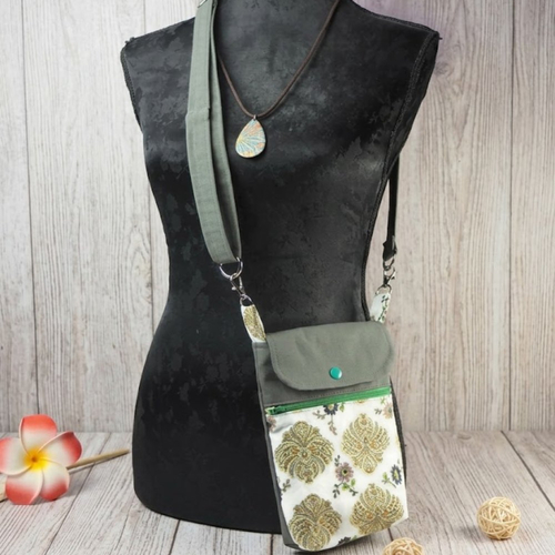 Petit sac bandoulière en tissu
