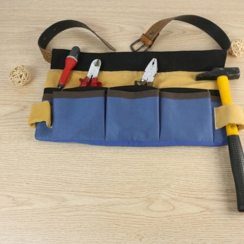 Porte outils mixte en tissu suédine