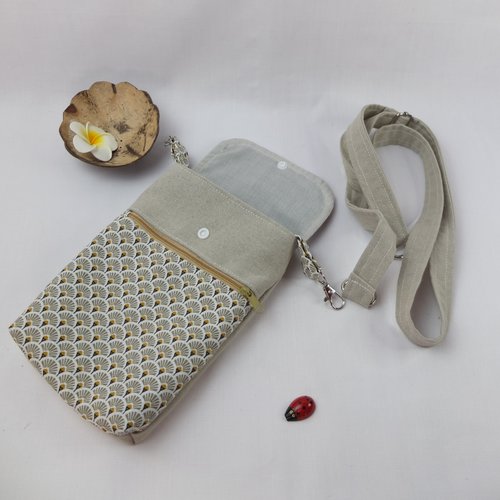 Petit sac bandoulière en tissu