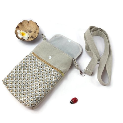 Petit sac bandoulière en tissu