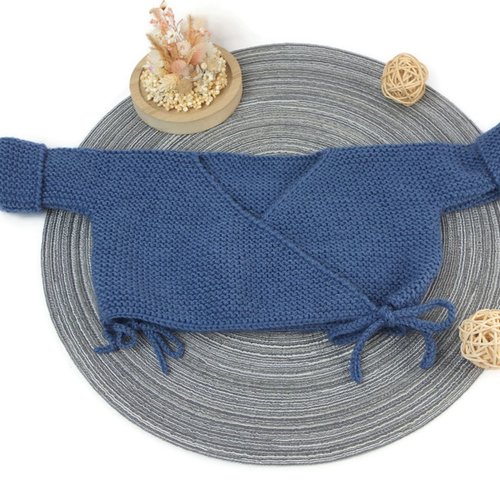 Brassière bébé naissance mixte bleu