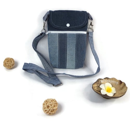 Petit sac bandoulière en tissu