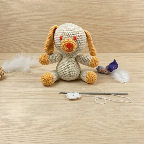 Chien amigurumi