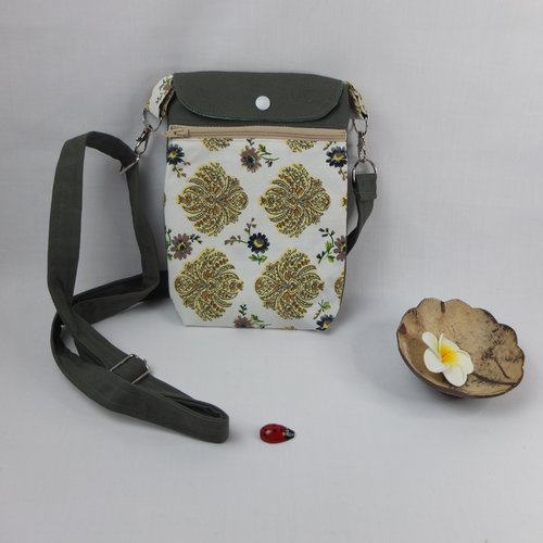 Petit sac bandoulière en tissu