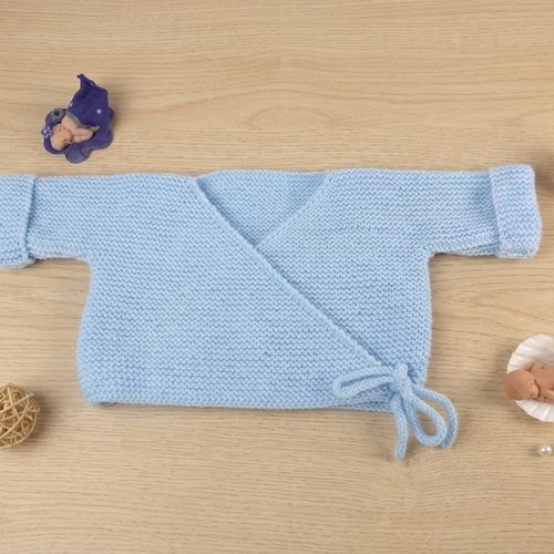 Brassière bébé 1/3 mois mixte bleu